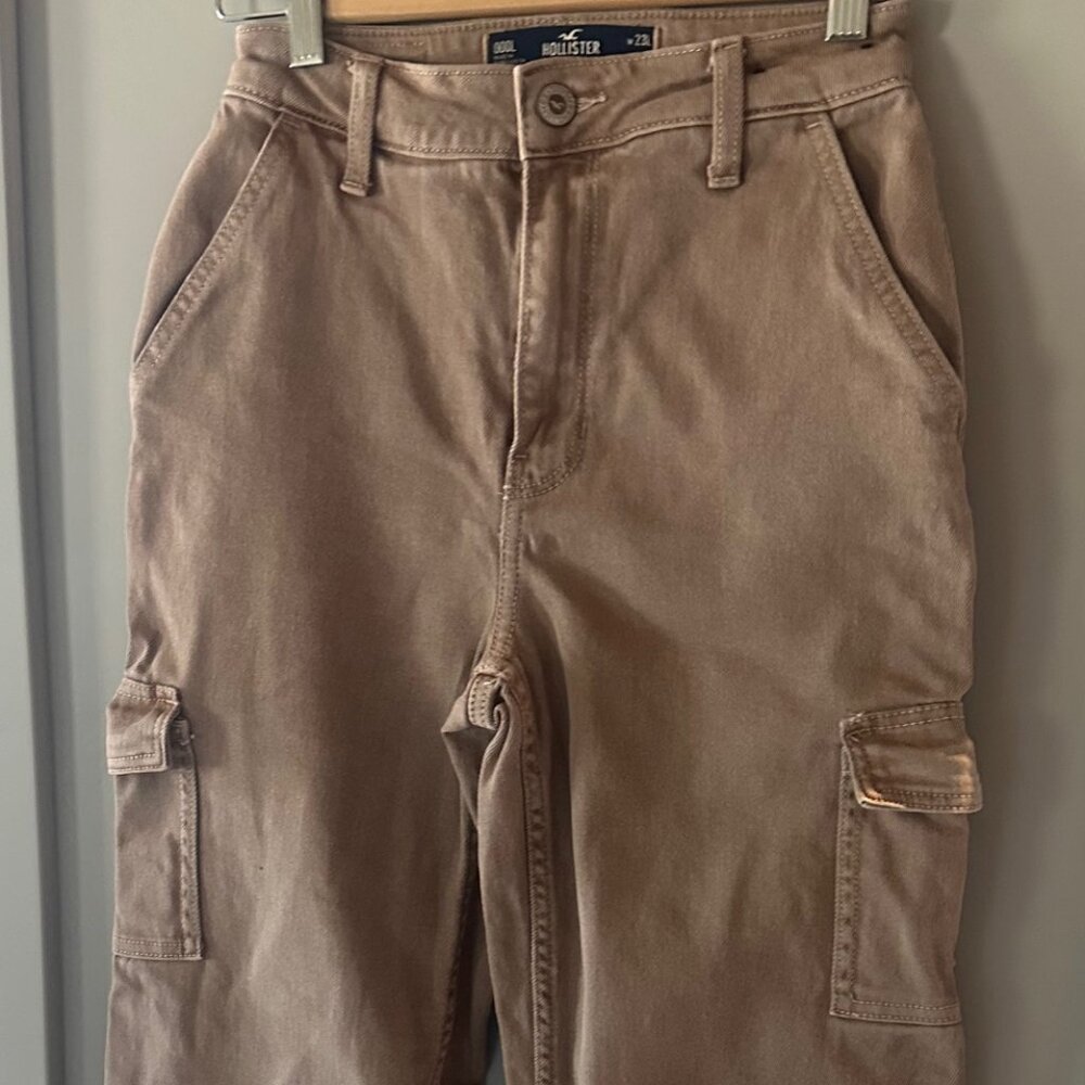 Women's Hollister Tan Cargo Jeans 000L